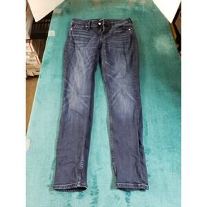 Calvin Klein Jeans Size 29x30 Womens Blue Pants Stretch Mid Rise Skinny CJK 011